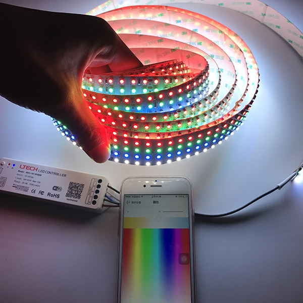 Brightest LED Color Changing Lights - Quad Row RGBW LED Strip - 3.28~16.4ft